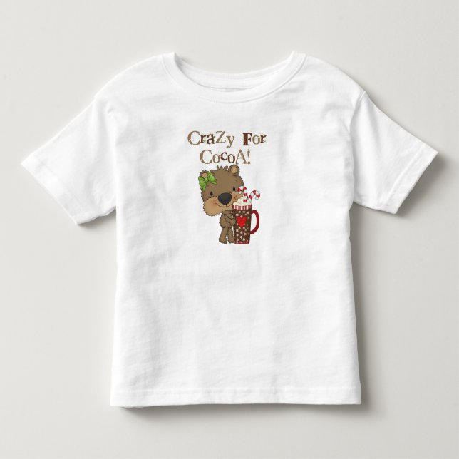 T-shirt Pour Les Tous Petits Fille Ours Fou Pour Coca (Devant)