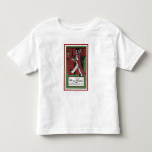 T-shirt Pour Les Tous Petits Fille tenant la poupée et le chandelier