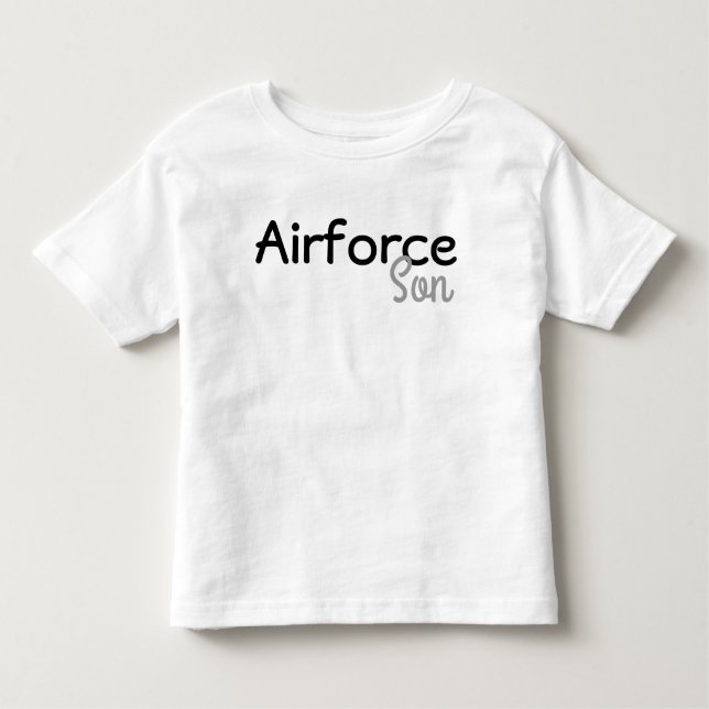 T-shirt Pour Les Tous Petits Fils d'armée de l'air (Devant)