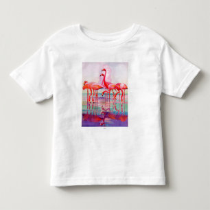 T-shirt Pour Les Tous Petits Flamants roses roses par Francis Lee Jacques