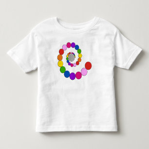 T-shirt Pour Les Tous Petits Fleur de DES Lebens - points en spirale de la