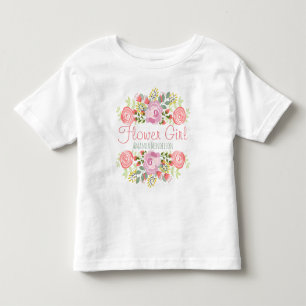 T-shirt Pour Les Tous Petits Fleurs personnalisées mignonnes