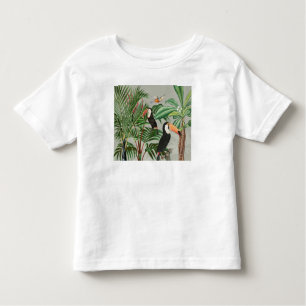 T-shirt Pour Les Tous Petits Forêt tropicale et oiseaux du Toucan
