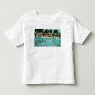 T-shirt Pour Les Tous Petits Foules nageant à Alameda BeachAlameda, CA