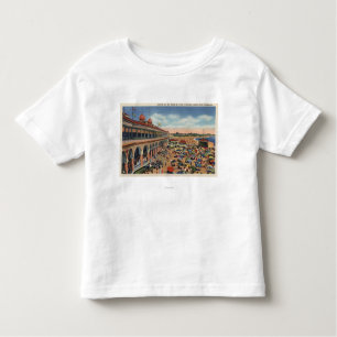 T-shirt Pour Les Tous Petits Foules sur la plage devant le casino