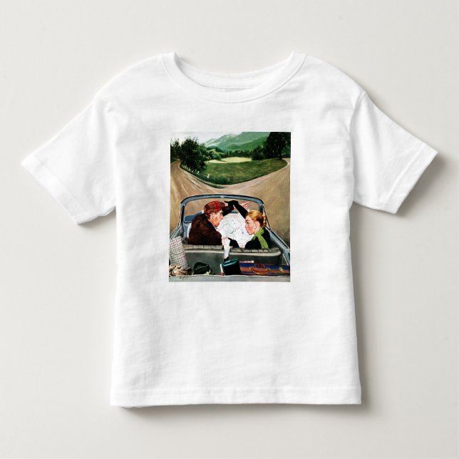 T-shirt Pour Les Tous Petits Fourchette dans la route (Devant)