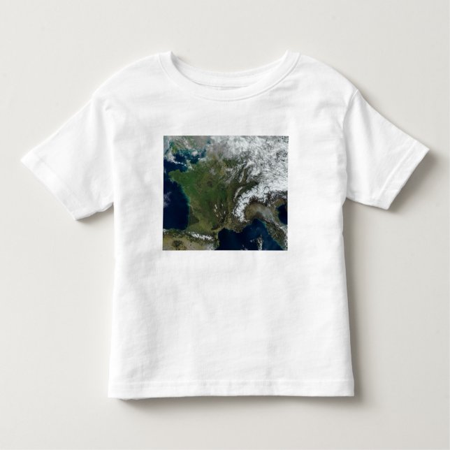 T-shirt Pour Les Tous Petits France de l'espace (Devant)