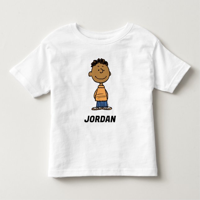 T-shirt Pour Les Tous Petits Franklin Smiling | Ajouter Votre Nom (Devant)