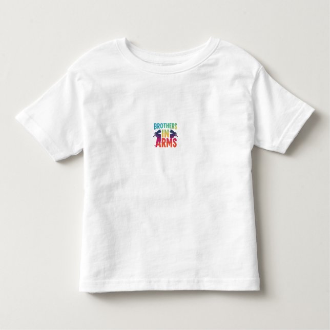 T-SHIRT POUR LES TOUS PETITS FRÈRES D'ARMES (Devant)
