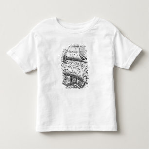 T-shirt Pour Les Tous Petits Frontispice à "De Mari Libero", par Hugo Grotius