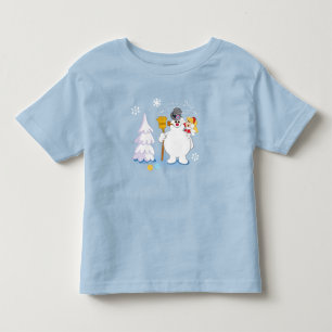 T-shirt Pour Les Tous Petits Frosty the Snowman™ Frosty & Karen Winter Fun