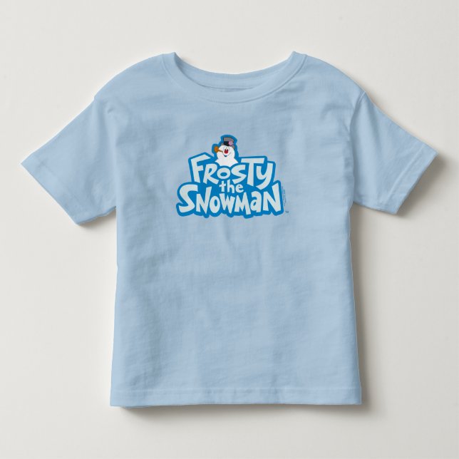 T-shirt Pour Les Tous Petits Frosty the Snowman™ | Logo empilé gelé (Devant)