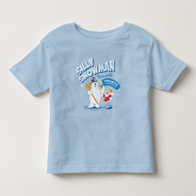 T-shirt Pour Les Tous Petits Frosty the Snowman™ | "Silly Snowman" (Devant)
