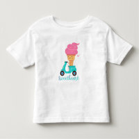 Fun Chill Été Rose Glace Scooter Chéri