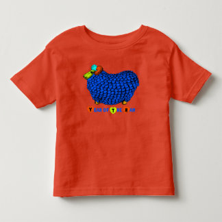 T-shirt Pour Les Tous Petits Funky Bleu Bélier Chinois Année Zodiac Toddler T