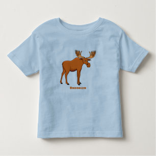 T-shirt Pour Les Tous Petits Funny moose