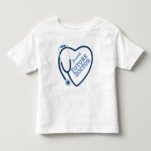 T-shirt Pour Les Tous Petits Futur docteur Stethoscope