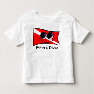 T-shirt Pour Les Tous Petits Futur plongeur heureux