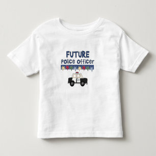 T-shirt Pour Les Tous Petits Futur policier