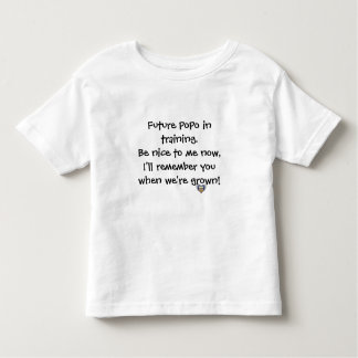 T-shirt Pour Les Tous Petits Futur PoPo dans la formation !