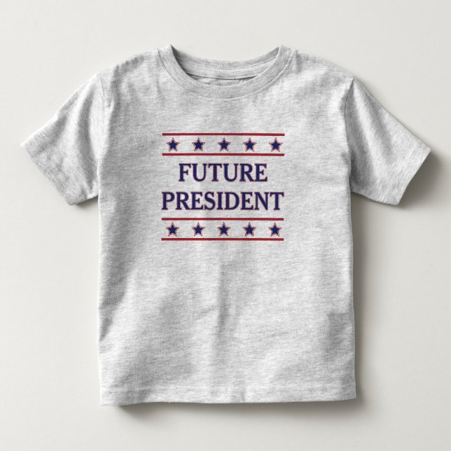 T-shirt Pour Les Tous Petits futur président (Devant)