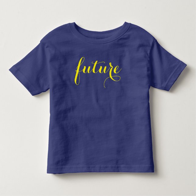 T-shirt Pour Les Tous Petits "Future" chemise d'enfant en bas âge (Devant)