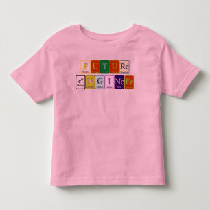T-shirt Pour Les Tous Petits Future pièce en t d'enfant en bas âge d'ingénie