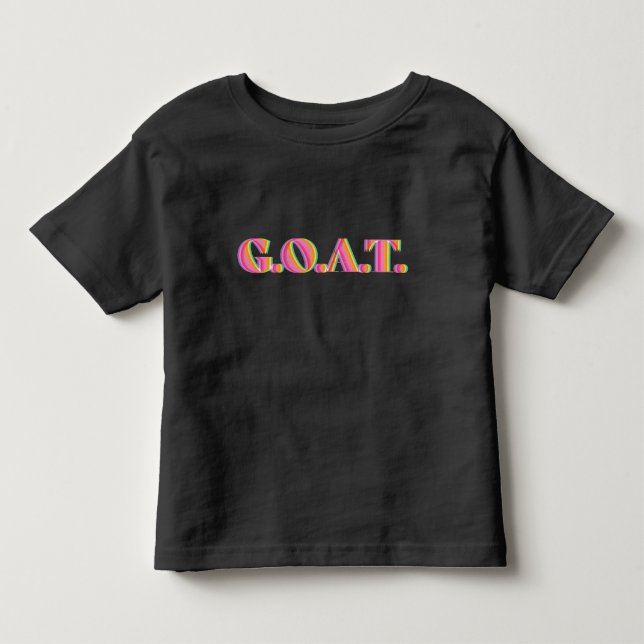 T-SHIRT POUR LES TOUS PETITS G.O.A.T. (Devant)
