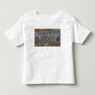 T-shirt Pour Les Tous Petits Gallatine, Tennessee - grandes scènes de lettre
