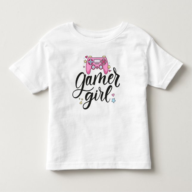T-shirt Pour Les Tous Petits Gamer fille (Devant)