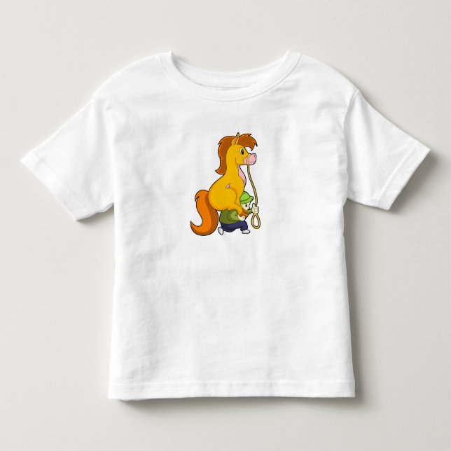 T-shirt Pour Les Tous Petits Garçon au Cheval.PNG (Devant)