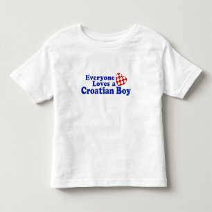 T-shirt Pour Les Tous Petits Garçon croate