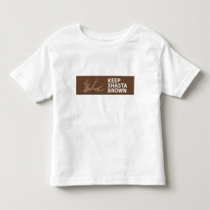 T-shirt Pour Les Tous Petits Gardez le style Brown d'enfant en bas âge de