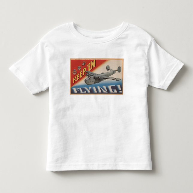 T-shirt Pour Les Tous Petits Gardez-les Flying/PB2Y-2 (Devant)