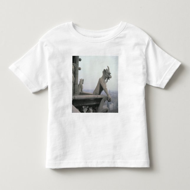 T-shirt Pour Les Tous Petits Gargouille de la balustrade du grand (Devant)