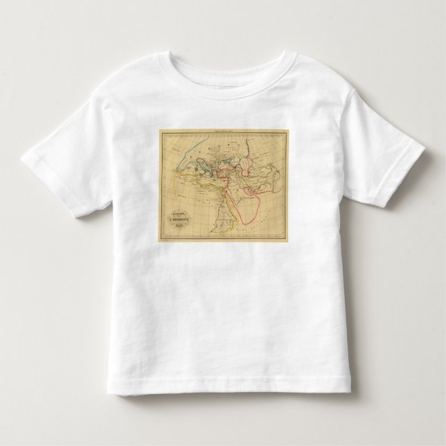 T-shirt Pour Les Tous Petits Géographie de Herodotus (Devant)