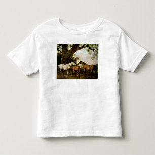 T-shirt Pour Les Tous Petits George Stubbs deux juments de Shafto et un