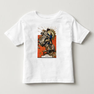 T-shirt Pour Les Tous Petits George Washington à cheval
