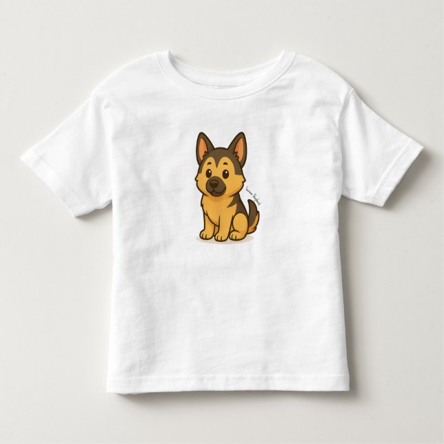T-shirt Pour Les Tous Petits German Shepherd (Devant)