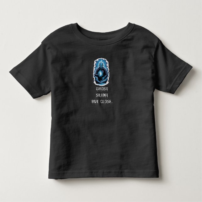 T-shirt Pour Les Tous Petits Ghost Silent But Close  (Devant)