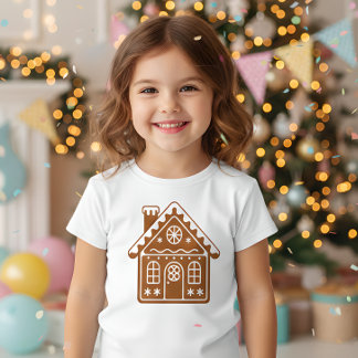 T-shirt Pour Les Tous Petits Gingerbread  decorating 