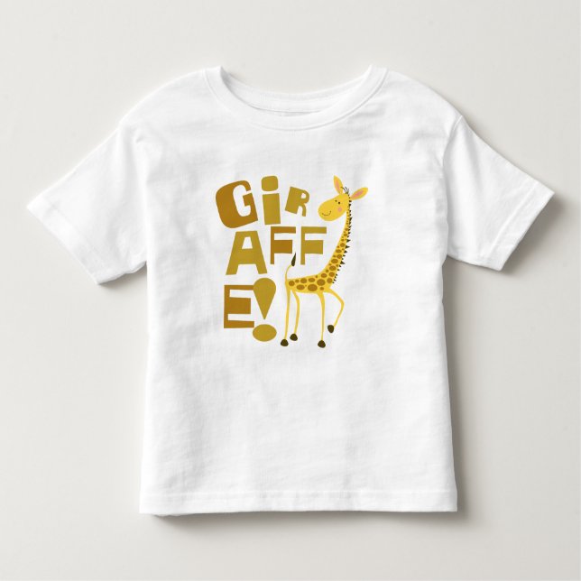 T-shirt Pour Les Tous Petits Girafe ! (Devant)