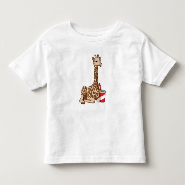 T-shirt Pour Les Tous Petits Girafe (Devant)
