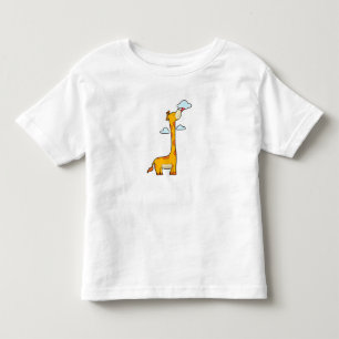 T-shirt Pour Les Tous Petits Girafe aux nuages