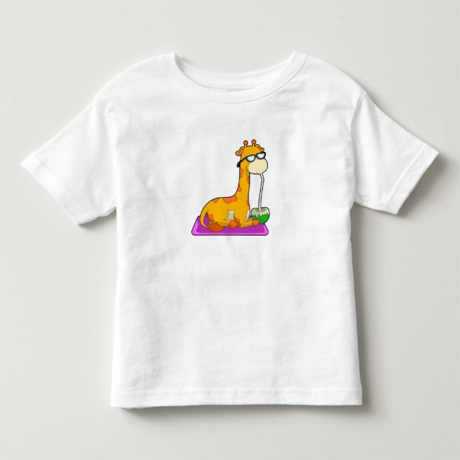 T-shirt Pour Les Tous Petits Giraffe à la noix de coco (Devant)