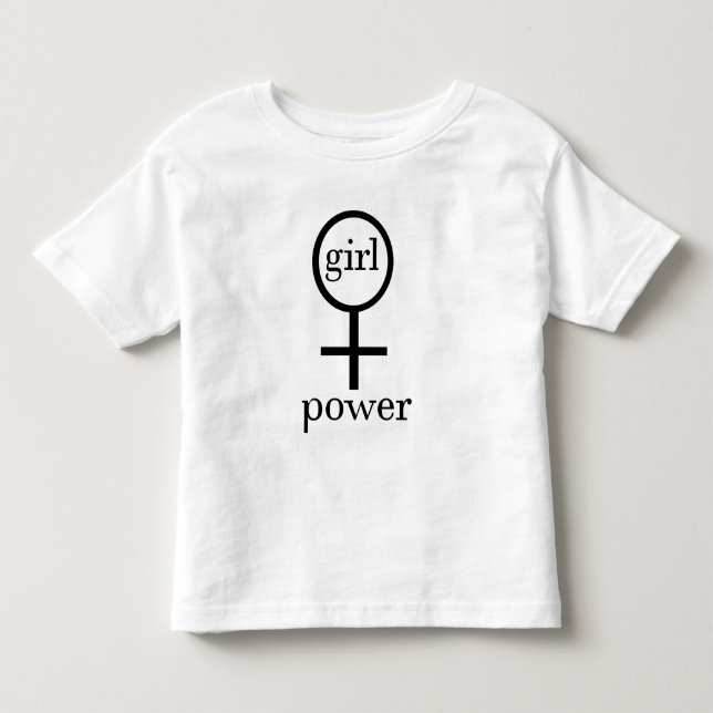T-shirt Pour Les Tous Petits Girl Power (Devant)