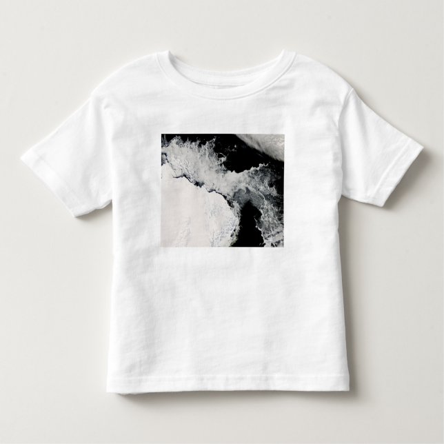 T-shirt Pour Les Tous Petits Glace marine dans l'océan Austral (Devant)