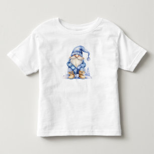 T-shirt Pour Les Tous Petits Gnome hivernale mignonne
