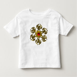 T-SHIRT POUR LES TOUS PETITS GOLDEN ROSE RUBY