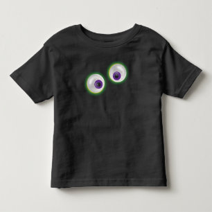T-shirt Pour Les Tous Petits Goofon Cartoon Ghost Eyeballs Eyes Halloween
